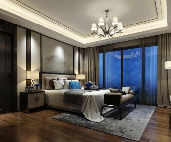 New Chinese Style Bedroom-ID:786052566