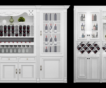European Style Wine Cabinet-ID:459431373