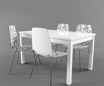 Modern Dining Table And Chairs-ID:401770563
