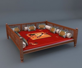 European Style Double Bed-ID:299527798