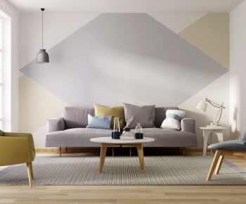 Nordic Style Sofa Combination-ID:802158548