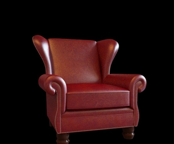 American Style Single Sofa-ID:406358836