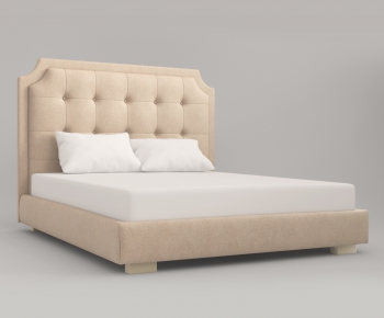 Post Modern Style Double Bed-ID:480071227
