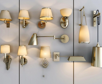 Modern American Style European Style Wall Lamp-ID:441541268