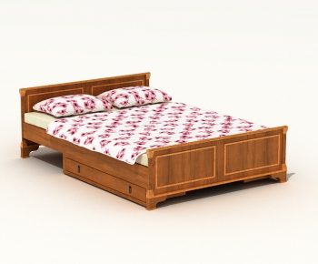 European Style Double Bed-ID:548260264