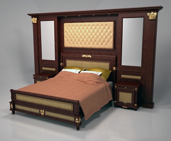 European Style Double Bed-ID:686971225