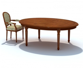 American Style Dining Table And Chairs-ID:520131264