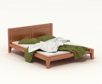 Modern Double Bed-ID:713232933