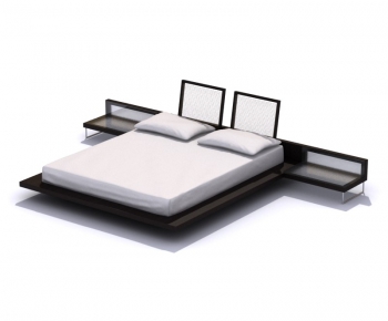 Modern Double Bed-ID:294592427