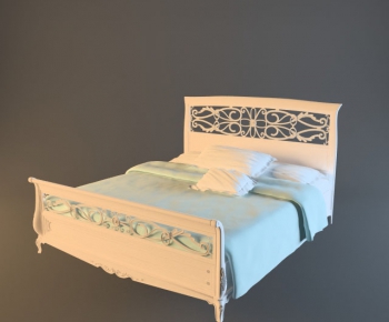 European Style Double Bed-ID:783192661