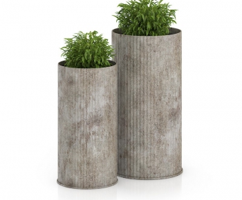 Modern Potted Green Plant-ID:527628626