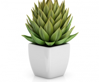 Modern Potted Green Plant-ID:675006228