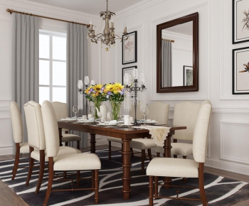 American Style Dining Room-ID:646362649