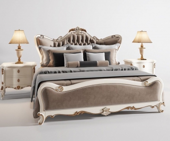 European Style Double Bed-ID:311665766