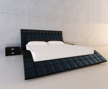 Simple European Style Double Bed-ID:685980171