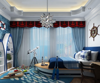 Mediterranean Style Children's Room-ID:576034857
