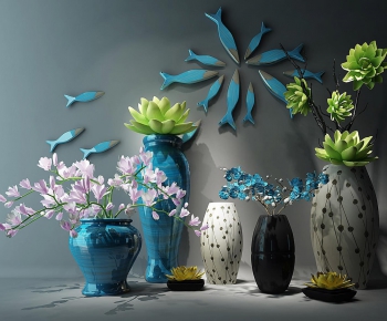 Modern New Chinese Style Flowers-ID:970542922