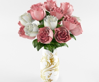 Modern European Style Flowers-ID:382453989
