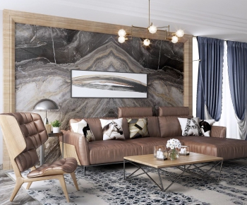 Modern Nordic Style Multi Person Sofa-ID:786822699
