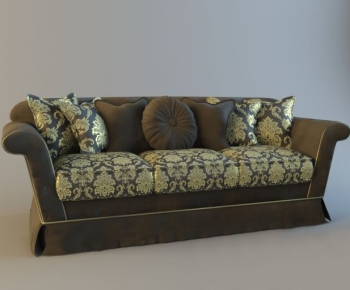 Simple European Style Three-seat Sofa-ID:860450513