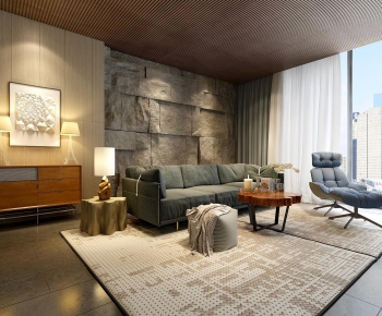 Modern A Living Room-ID:727501113