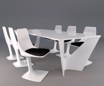 Modern Dining Table And Chairs-ID:863687319