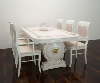 American Style Dining Table And Chairs-ID:643272719