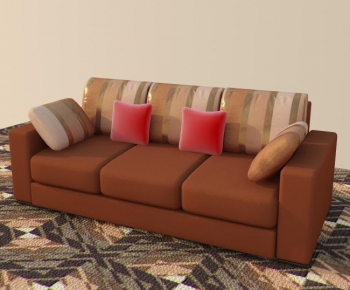 Modern Three-seat Sofa-ID:812935386