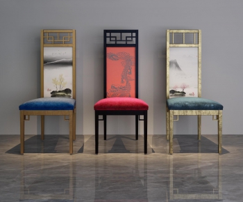 New Chinese Style Single Chair-ID:106940727
