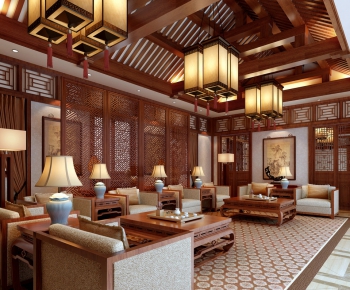 New Chinese Style Meeting Room-ID:793053294