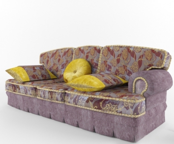 European Style Three-seat Sofa-ID:471198591