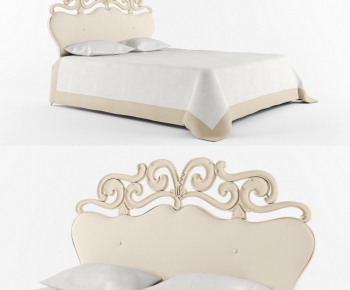 Modern Double Bed-ID:389459339