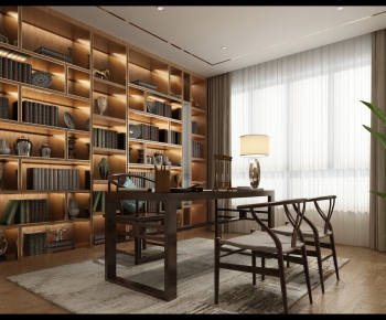 New Chinese Style Study Space-ID:147937182