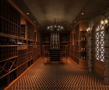 American Style Wine Cellar/Wine Tasting Room-ID:851933271