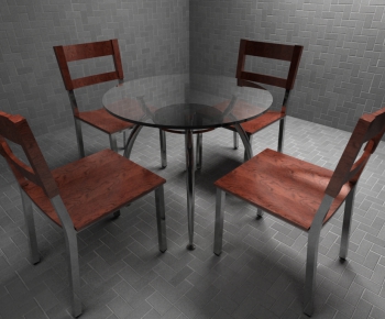 Modern Dining Table And Chairs-ID:959242466