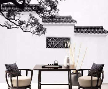 New Chinese Style Tea Tables And Chairs-ID:788315545