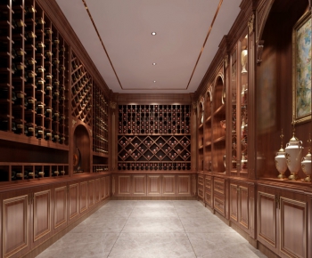 European Style Wine Cellar/Wine Tasting Room-ID:943977785