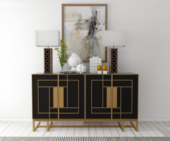 New Chinese Style Side Cabinet/Entrance Cabinet-ID:749337634