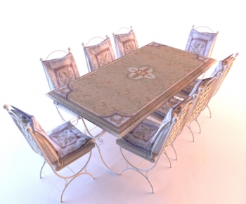 Modern Dining Table And Chairs-ID:800494217