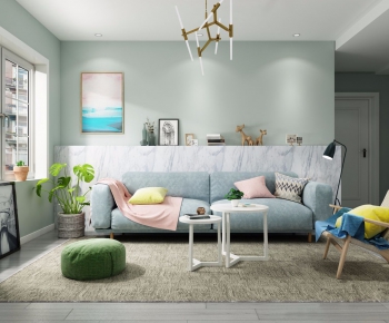 Nordic Style A Living Room-ID:552049673