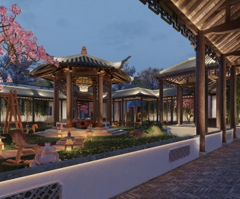 Chinese Style Courtyard/landscape-ID:510766477
