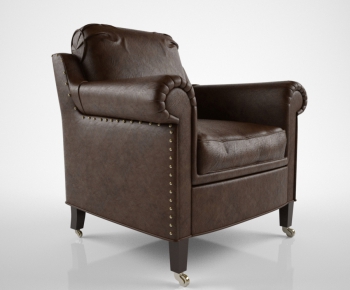 American Style Single Sofa-ID:899216369