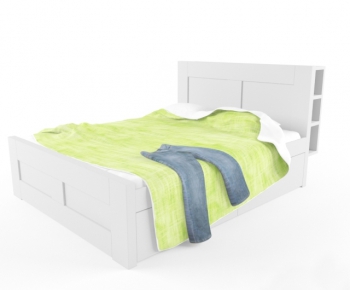 Modern Double Bed-ID:633280646