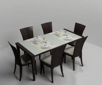 Modern Dining Table And Chairs-ID:938011262