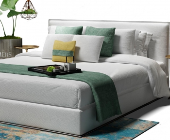 Modern Double Bed-ID:845797424