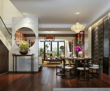 New Chinese Style Dining Room-ID:490480991