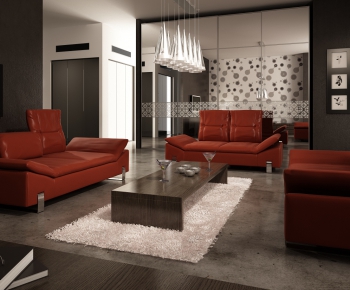 Modern A Living Room-ID:914928159