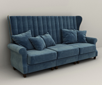 Modern American Style Three-seat Sofa-ID:920609557