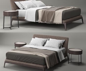 Modern Double Bed-ID:444017924