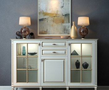 American Style Simple European Style Side Cabinet/Entrance Cabinet-ID:616331317